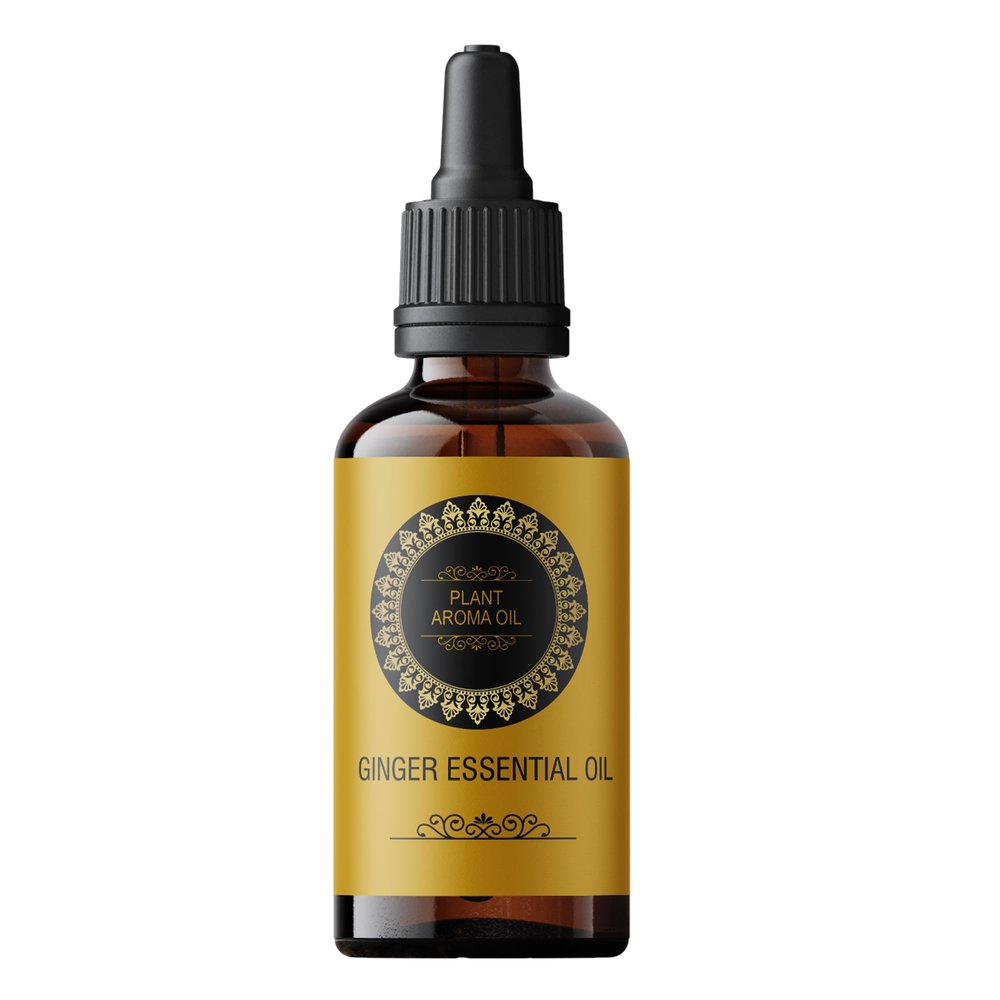 7DAYSNATURAL Ginger Essential Oil | Aroma Oil - 30 ml Natural Therapeutic Grade Ginger Essential Oil for Lymphatic Massage Oil - Belly Drainage Ginger Oil for Hair Growth, Skin & Diffuser