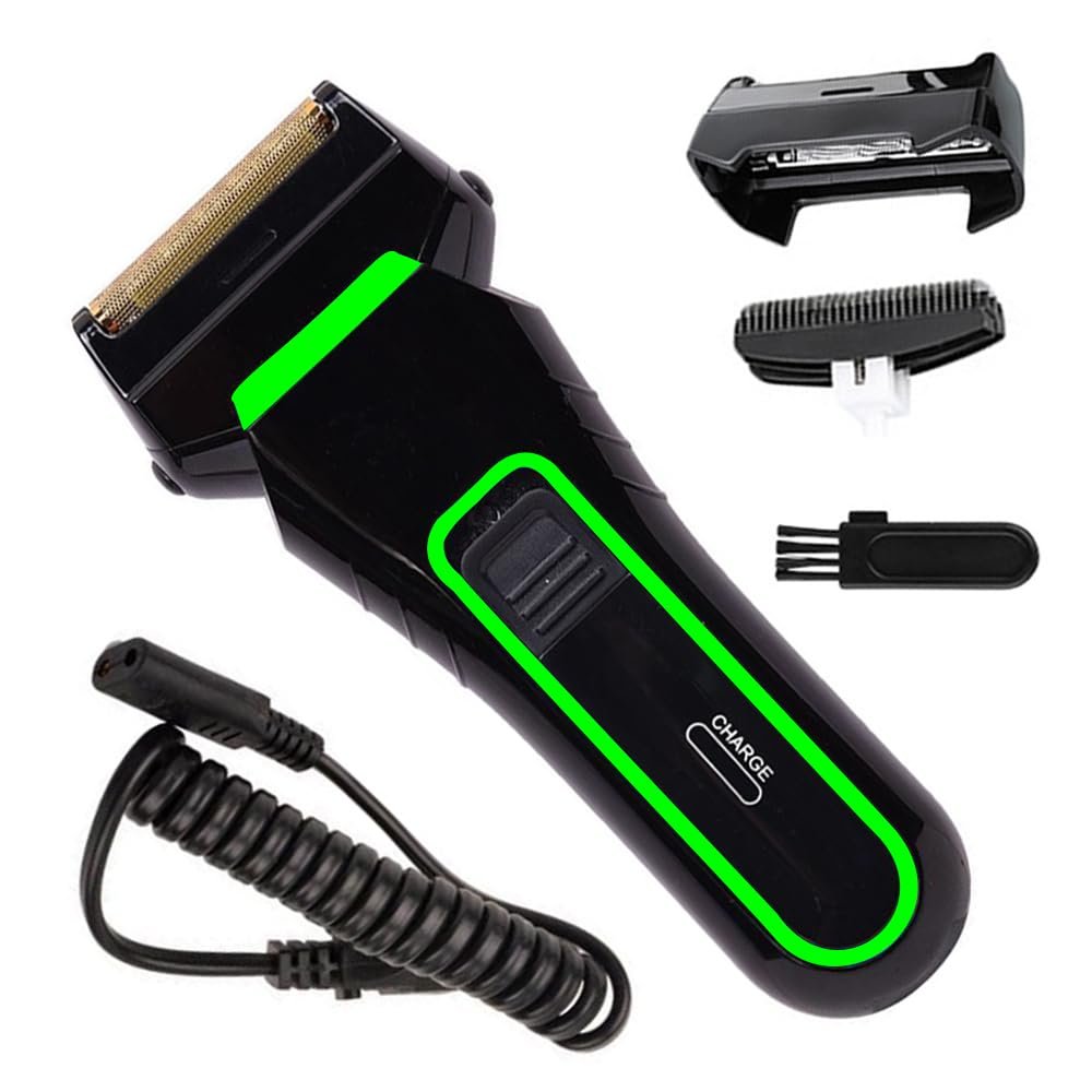 Rechargeable men beard electric salon smooth shaver (Multicolor)