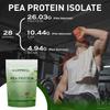 NAKPRO 100% Pea Protein Isolate, Chocolate - 2kg (1kg*2) | 26g Protein, 4.9g BCAA | Natural Vegan Plant Protein Powder | Easy to Digest | All Essential Amino Acids for Muscle Gain and Recovery view 4