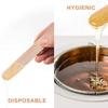 FAIRY FIRST Wood Smooth Finish Disposable Wooden Wax Knife Wax Sticks For Waxing Wax Knife/Spatulas/Applicators Ice Cream Craft Sticks for School Projects 100 pcs Box view 4