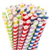 8 Mm, 50 Pieces Multicolor Paper Straws for Cocktails, Cold Drinks, Juice, and Smoothies | Biodegradable, Eco-Friendly, Compostable, Non-Bendable (Wide) Disposable Drinking Straws view 1