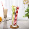 8 Mm, 50 Pieces Multicolor Paper Straws for Cocktails, Cold Drinks, Juice, and Smoothies | Biodegradable, Eco-Friendly, Compostable, Non-Bendable (Wide) Disposable Drinking Straws view 2