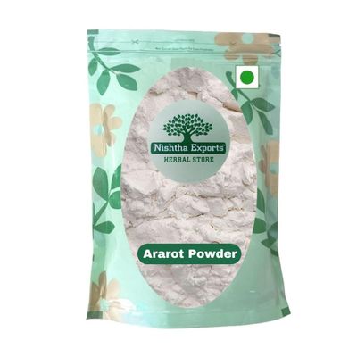 Ararot Powder Arrow Root Powder Natural Araroat From Curcuma Angustifolia Pure Gluten Free Starch For Cooking Baking Baby Food Thickener Healthy Diet 500 Gram Pack