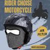 TOMORROW Face Mask for Bike Riding, Dust Protection, Unisex UV Protection for & Outdoor Activities in Summer & Winter, Breathable Cotton COMBO PACK (2, BLUE & CHARCOL) view 2