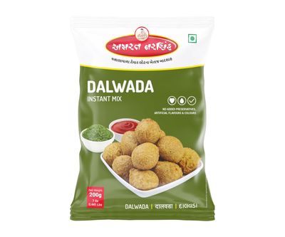 AMRAT NARSIH Authentic Dalwada (200 gm) Recipe: A Beloved Snack from Gujarat to Kerala - Makes 22 Perfect Pieces (Pack Of 1)