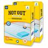 NOT OUT Disposable Adult Underpad - 60x90 cm | 5-Layer, Super Absorbent, Waterproof & Soft | 12-Hour Protection with Quick Lock System | 20 Underpads | Pack of 2 view 1