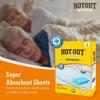 NOT OUT Disposable Adult Underpad - 60x90 cm | 5-Layer, Super Absorbent, Waterproof & Soft | 12-Hour Protection with Quick Lock System | 20 Underpads | Pack of 2 view 2