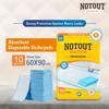 NOT OUT Disposable Adult Underpad - 60x90 cm | 5-Layer, Super Absorbent, Waterproof & Soft | 12-Hour Protection with Quick Lock System | 20 Underpads | Pack of 2 view 4