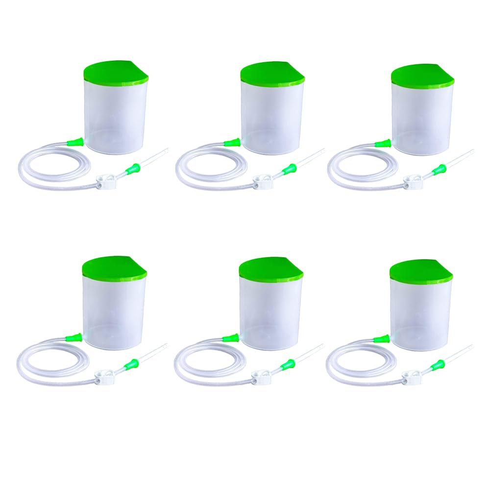 Medisky Enema home kit for Adults Reusable & washable Enema kit for Home use with Instruction (Pack of 6)