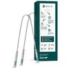 Dalip Tongue Scraper Scrubber, Tongue Cleaner for Daily Hygiene, Fresh Breath, 100% Stainless Steel (Green, Pack Of 02) view 2