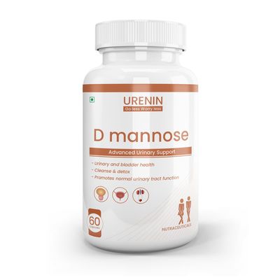 URENIN Advanced Urinary & Bladder Health Support D Mannose 60 Tablets Pack of 1