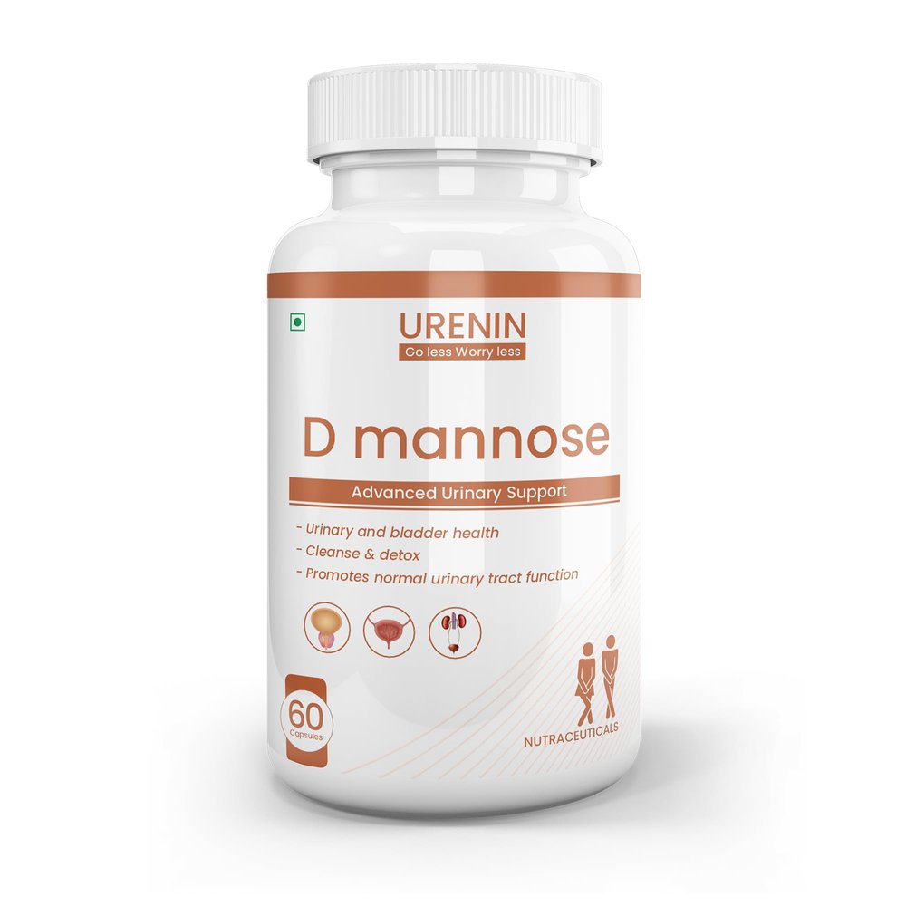 URENIN Advanced Urinary & Bladder Health Support D Mannose 60 Tablets Pack of 1