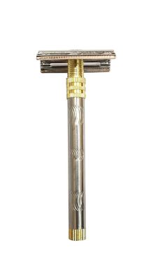 Foreign Holics Stainless Steel Double Edge Safety Shaving Razor for Men Beard Shave