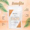 BALEEN Bikini Wax Powder Women with Ubtan & Sandalwood 120 Gm (Pack Of 3) | Painless Herbal Hair Removal Powder for women Bikini Area, Legs, Hands & Underarms with No Harmful Chemicals, No Irritation view 3