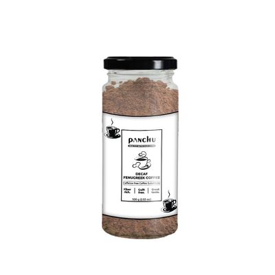 Panchu Fenugreek Coffee 100gm | Traditional Caffeine-Free Coffee Substitute | Decaffeinated Instant Ground Powder Jar | Roasted Fenugreek Health Drink Good for Digestion