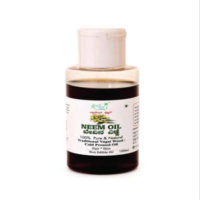 Ancient Pure Traditional Vagai Wood/Cold Pressed Neem Oil for Hair, Skin, 100ml (Pack of 1)