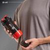 CULT Gym Spider Shaker Bottle | 550ml | 2 Storage Compartment | Protein Shaker For Workout | Men & Women | Black Red view 4