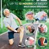 Knee Pain Relief Patches, Herbal Pain Relief Patches, Long-Lasting & Effective, Safe and Harmless, Relieve Knee, Back, Neck, Shoulder Pain and Muscle Aches Pains 10 Pieces view 3