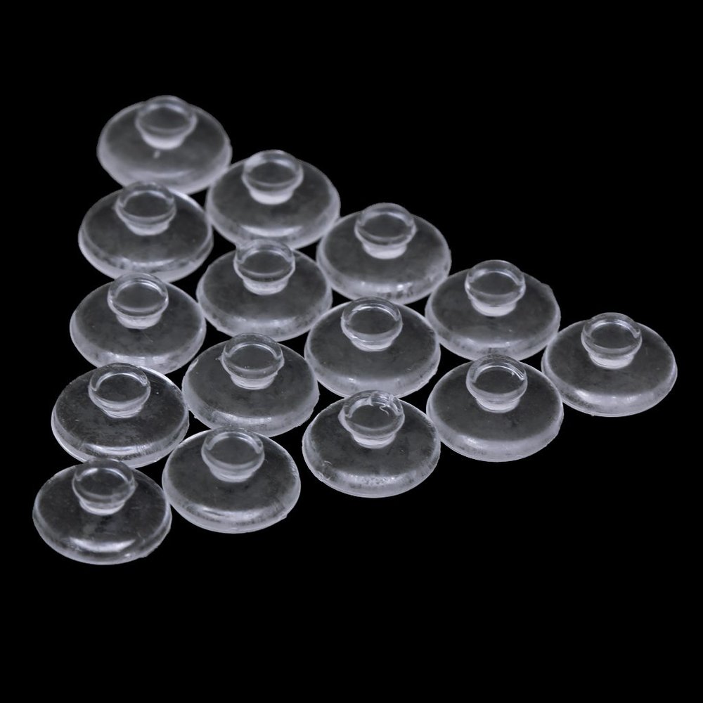 MERISHOPP|25 Pairs Round Silicone Eyeglass Push In Nose Pads |Health & Beauty | Vision Care | Other Vision Care|25 Pairs Nose Pad(L+ R)