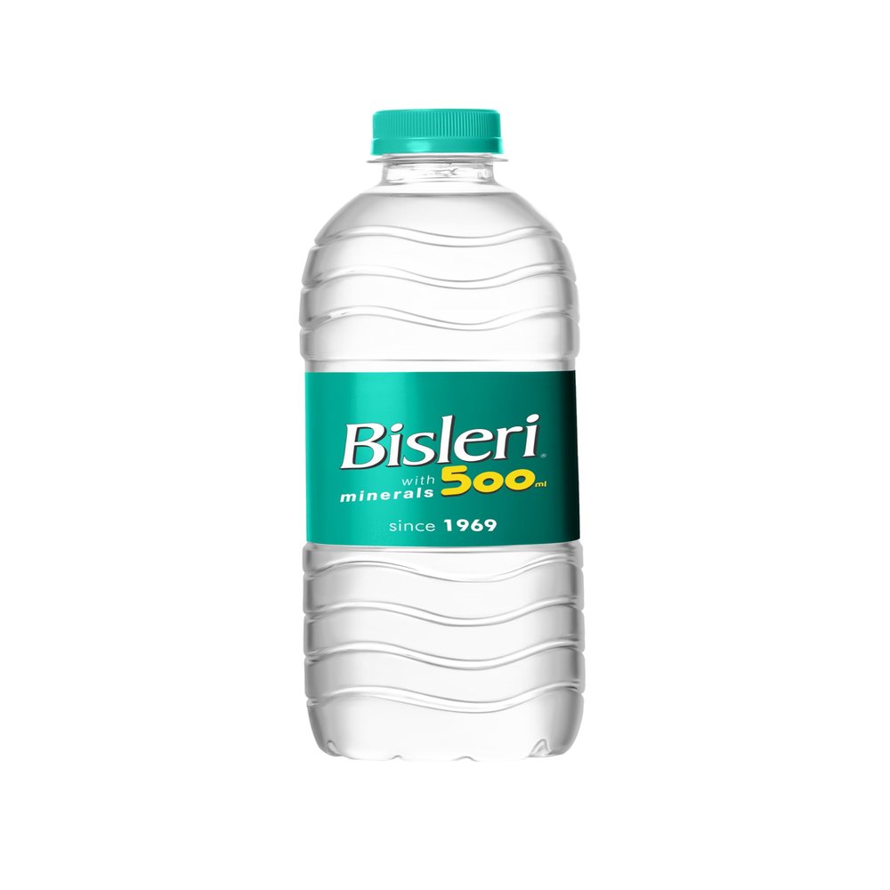 Bisleri Water bottle added with minerals Pack of 24 (500ml)