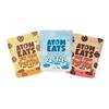 Atom Eats | Variety Pack - White, Milk & Dark Chocolate Dipped Pretzels (Pack of 3) 30g Each | Mini Salted Pretzel Knots | Gourmet Snacks for Coffee, Wine, Desserts & Parties | Imported Quality view 1
