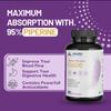 ABHEDA HEALTHCARE Coenzyme Q10 (Ubiquinone) 200mg - 60 Vegetarian Capsules - Supports Heart Health, Energy Production & Cellular Function view 2