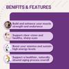 ABHEDA HEALTHCARE Coenzyme Q10 (Ubiquinone) 200mg - 60 Vegetarian Capsules - Supports Heart Health, Energy Production & Cellular Function view 3