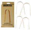 Bamboo Tongue Cleaners, Set of 4, Natural view 1
