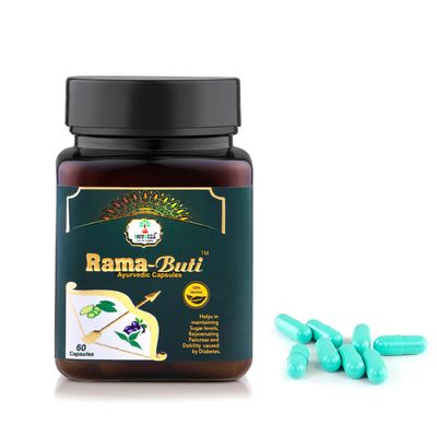 Shivveda Rama-Buti Ayurvedic Capsules Herbal Formula with Traditional Ingredients, 200g, 60 Capsules