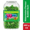 Boomer Jelly Watermelon Flavour Chewing Gum Jar, Jelly on Bubble Gum, Long Lasting Sweetness, Fun Chewing Gum Ideal for Sharing, 480g, Pack of 3 view 3