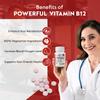ABHEDA HEALTHCARE Vitamin B12 1500mcg Tablets - Fast Absorbing Mouth Dissolving Supplement - Delicious Mango Flavor - 180 Count - High Potency for Energy, Metabolism & Immune Support (Pack Of 2) view 3