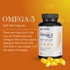 ABHEDA HEALTHCARE Omega-3 Fish Oil 1000mg - Triple Strength Formula, 60 Softgels - 180mg EPA & 120mg DHA for Enhanced Heart Health, Joint Support & Brain Function. (Pack Of 2) view 2