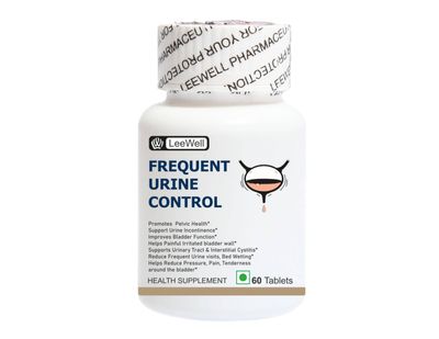 Leewell Frequent Urine Control Support Supplement | Pumpkin Seed Oil, Soy Germ Extract, Calcium Glycerophosphate, Angelica, Quercetin, Aloe Vera Extract, L-Arginine, D-Mannose, Piperine - 60 tablets