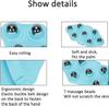 KESESU Palm Shaped Massage Glove Body Massager with 7 360-degree-roller Metal Roller Ball Beauty Body Care (blue) view 2