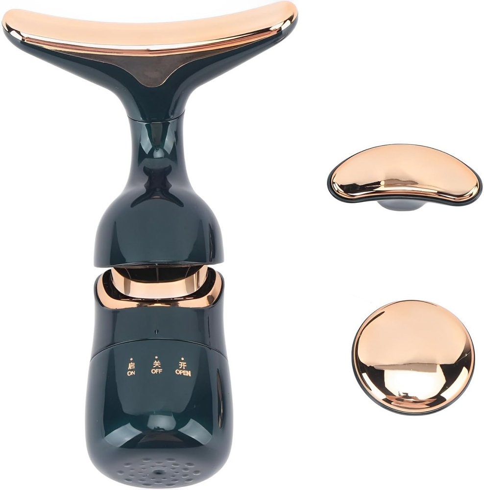 3 In 1 Anti Wrinkles Face Neck Eyes Massager, Electric Face Massage Vibration Facial Massager For Skin Care, Face Sculpting Tool Multifunctional Neck Face Beauty Device, Neck Tightening Device Face Lift Tool
