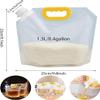 mishwaan Grain Storage Container Multigrain Food 1.5L Sealed Bags Moisture Proof Insect Proof Transparent Pouches Portable Bag Cereal Bean Nut Rice Reusable Organizer Case. (2.5 LITER) view 3