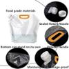 mishwaan Grain Storage Container Multigrain Food 1.5L Sealed Bags Moisture Proof Insect Proof Transparent Pouches Portable Bag Cereal Bean Nut Rice Reusable Organizer Case. (2.5 LITER) view 4