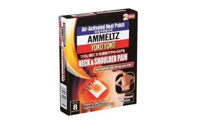 Movitronix AMMELTZ Heat patch YOKO YOKO Neck&Shoulder Pain Air-Activated Heat Patch - Japan Product - Heat Patch for Men & Women - Up to 8hrs Odorless - Size: 13 X 9.5cm - 2 Patches