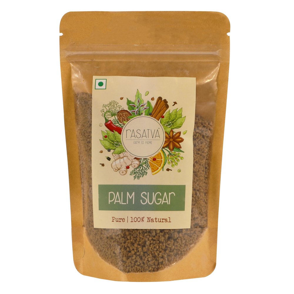 Rasatva Palm Sugar | 100% Natural | Natural Sweetener | No Additives | No Preservatives | Pack of 1 x 200g