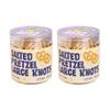 Atom Eats | Salted Large Pretzel Knots (Pack of 2) - 60g each | 100% Baked | Savory Snacks, Crunchy Namkeen - Perfect for Snack Box, Parties, On-the-Go - Versatile Food Items - Great for Dipping, Solo Snacking view 1