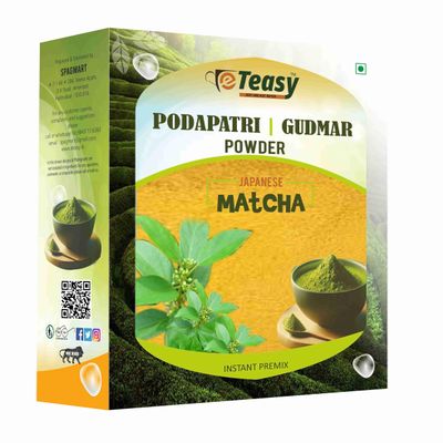 ETEASY Matcha podapatri Gudmar madhunashini Sirukurinjan gurmar gymnema sylvestre gymnema sylvestre antioxidant Powder 400 gms (Diabetic Safe) Just Add Hot Water