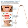 MAPPERZ U Shape Tongue Cleaner for Kids and Adults Steel & Copper Tongue Scraper for Fresh Breath, Oral Hygiene and Bacteria Removal for Mouth Freshness Portable and Travel Size (Pack of 1) view 3