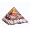 Original Maha Laxmi Wealth Pyramid - Certified Gomati Chakra Rudraksha White Kauri Cowrie Kodi Shri Yantra and Ratti Seeds Clear Quartz Crystal for Vastu Money Wealth Good Luck and Prosperity view 1