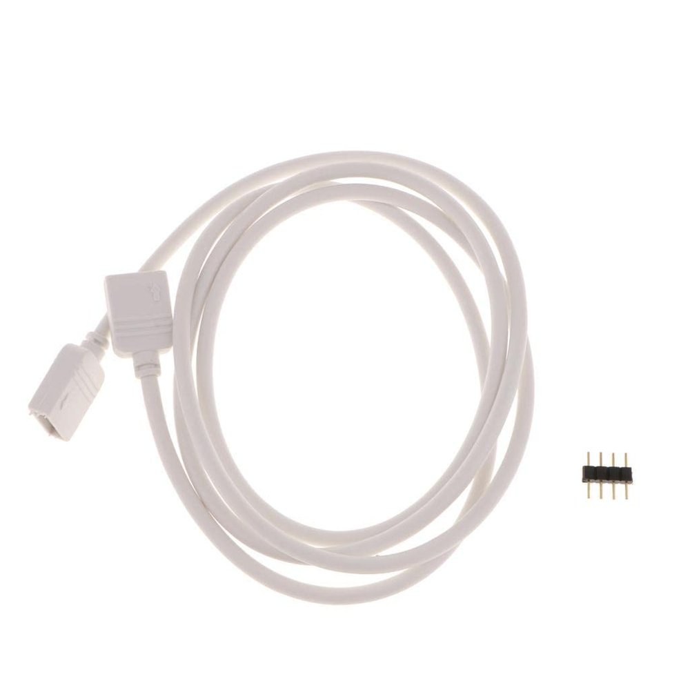 5050 3528 RGB LED Strip Light Extension Cable Connector Line 4 Pin 1m