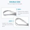 Mclear Tongue Cleaner, Tongue Scraper Cure Bad Breath, Medical Grade, Stainless Steel Tongue Cleaners, Hygienic Scraper, Tongue Scrapers for Adults and Kids Fresher Breath with Case- (Pack of 1) view 2