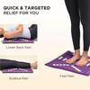 Core Asana Acupressure mat mini for back pain relief, Sciatica pain & foot pain | foot massager machine for pain relief | Manual Device (Asparagus Green) view 2