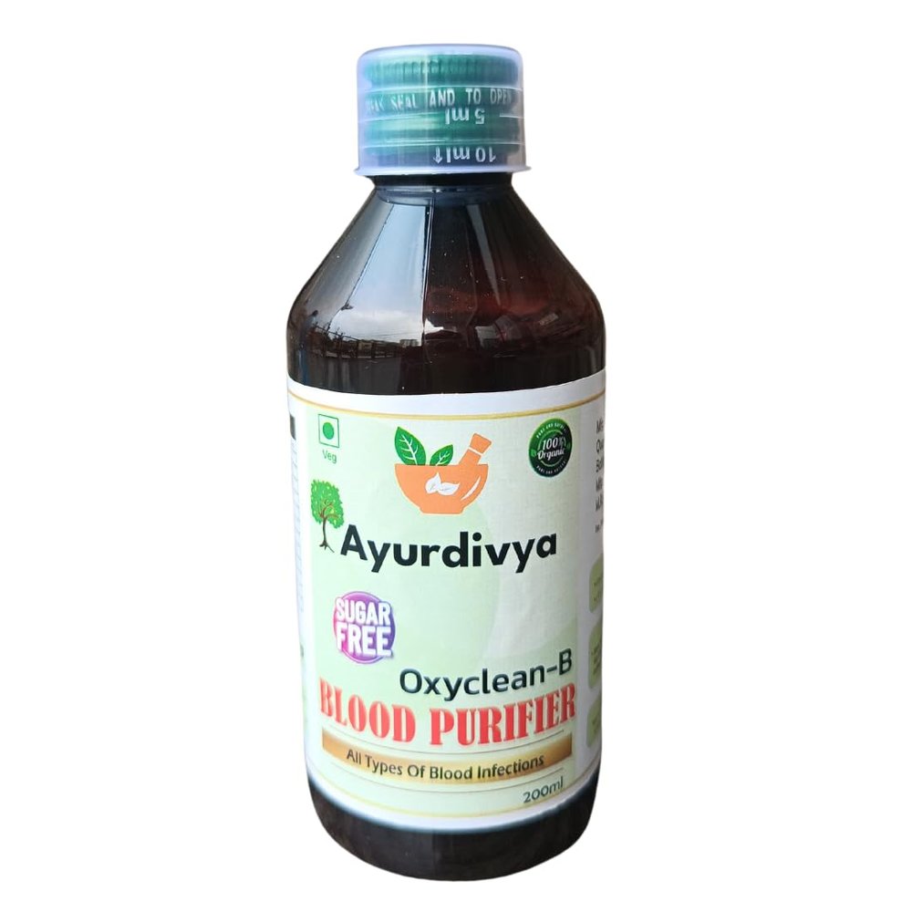 Ayur Divya Oxyclean-B Blood Purifier Syrup