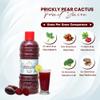 AYURVACHAN Organic Prickly Pear Cactus Juice Sugar Free With Vitamin C Hemoglobin & Immunity Supporter Improve Blood Flow Ingredients like Spinach Broccoli Mushrooms Dates Beetroot (500 ml) view 3