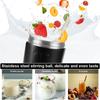 Being One Protein Shaker Stainless Steel, Sports Fitness Protein Shaker, 750 ml Stainless Steel Protein Shaker, Protein Shaker Cup with Ball, for Protein, Diet and Fitness Shakes (Black) view 3