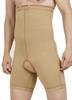Dermapress HIGH Waisted Panty Upto Mid-Thigh | HIGH Compression | Thigh and Abdomen Liposuction Recovery Garment | Shapewear | Tights | Tummy Tucker | Open Pubis |Strap (Beige, L) view 3